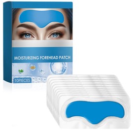 QOMJUFA 10 x Wrinkle Plasters, Plasters for Forehead, Forehead Plasters Suitable for All Skin Types