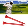 Zivisk Wooden Golf Tees 2-3/4" 100 Count 70mm Red