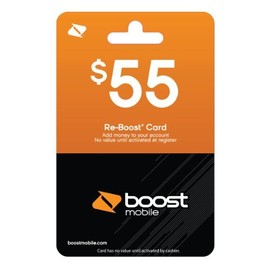 Boost Mobile $55 Reboost Refill Card (Mail Delivery)