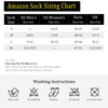 Yousu Mens Dress Socks Business Casual Solid Pattern Cotton Crew