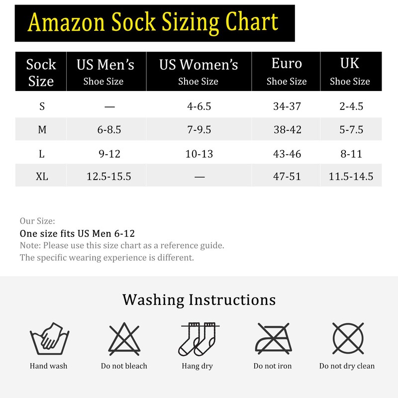 Yousu Mens Dress Socks Business Casual Solid Pattern Cotton Crew