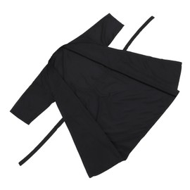 FOMIYES Razor Barber Cape Hair Cutting Capes Barbershop Clothes Hot Dyeing Cape Hair Care Gown Comfortable Sturdy Black Robe