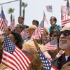 12 Pcs 8x12 Inch American Flags on Stick, Small USA