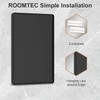 ROOMTEC Black Bathroom Mirrors for Wall, 20X30 Inch Rounded Rectangle