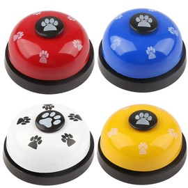 4 Pcs Dog Training Bell, PIVHWIR Dog Puppy Pet Potty Training Bells for Potty Training, Communication Device