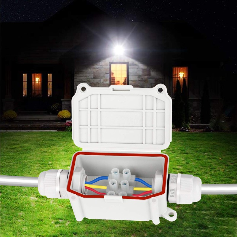 COOLWEST Waterproof Junction Box Outdoor - White