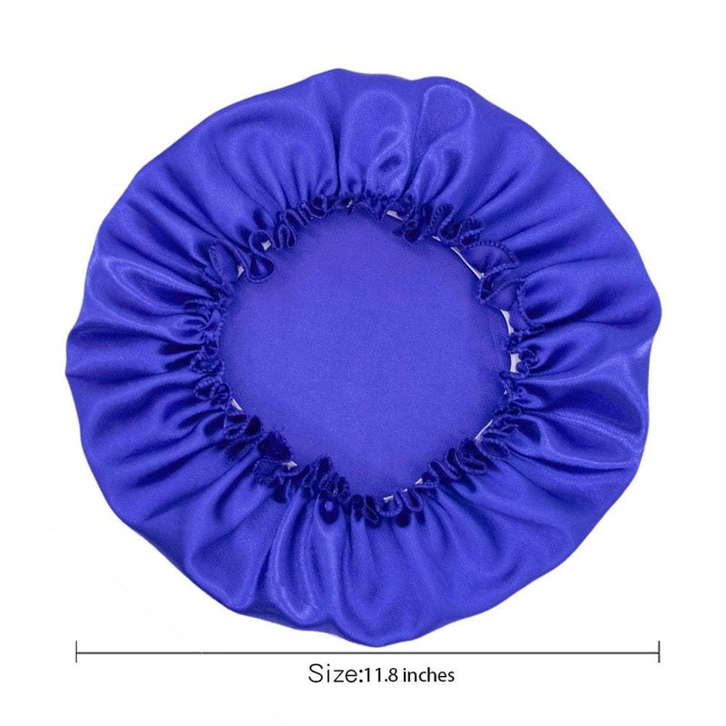 3 Pack Shower Cannight Cap Silk Cap Bath Cap Silk