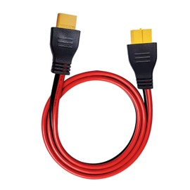 LIXINTIAN 10AWG XT60 Extension Cable, XT60 Female to Male Connector Adapter for Solar Panel Portable Power Station Solar Generator etc(3.3ft/1m)