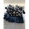 Cholo Theme Backdrop Early 2000s Background 7x5FT Black Glitter Old