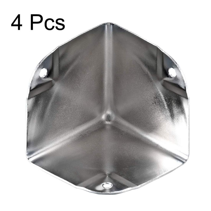 sourcing map Corner Protection Edge Protection Cover Metal Box Silver