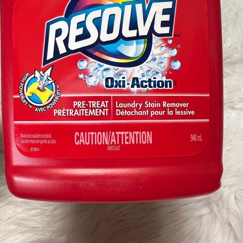 RESOLVE OXI-ACTION PRE TREAT LAUNDRY STAIN REMOVER 946ML