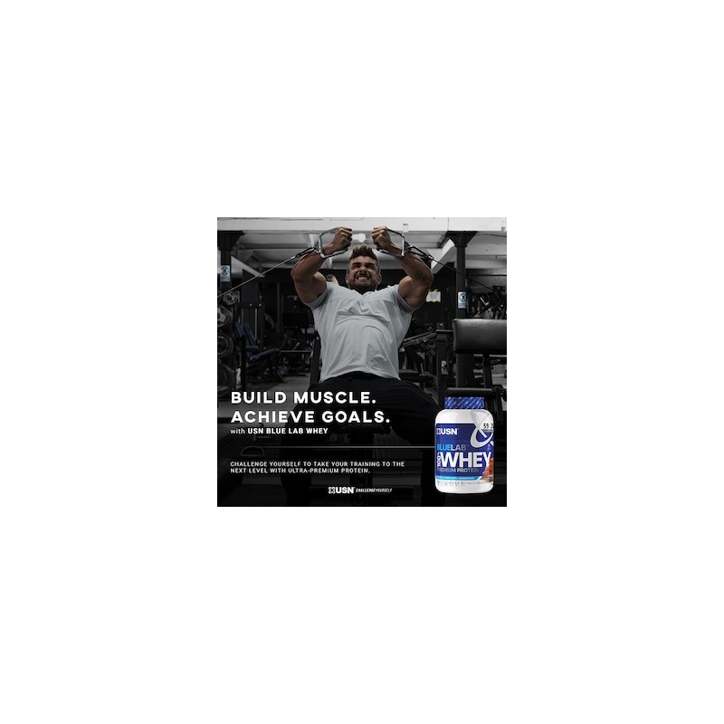 USN Blue Lab Whey Premium Protein Powder Chocolate Caramel 2kg