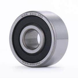 XIKE 1 Pcs 2206-2RS Sealed Self-Aligning Ball Bearings 30x62x20mm, Lubricated and Chrome Steel Fits DIY/Fans/Industrial/Agriculture/Pulp/Paper/Beverage/Textile/Material Handling Machinery.