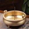 Szxxmy Antique Copper Incense Burner, Torso Diameter 3.9 x Height