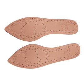 Gatuida Enhanced Arch Support Insoles Cowhide Latex Inserts for Women's High Heels Flat Shoes