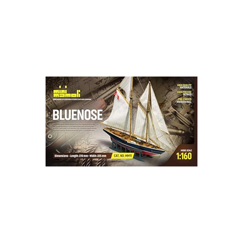 boat kit model BLUENOSE category MINI MAMOLI scale 1:160