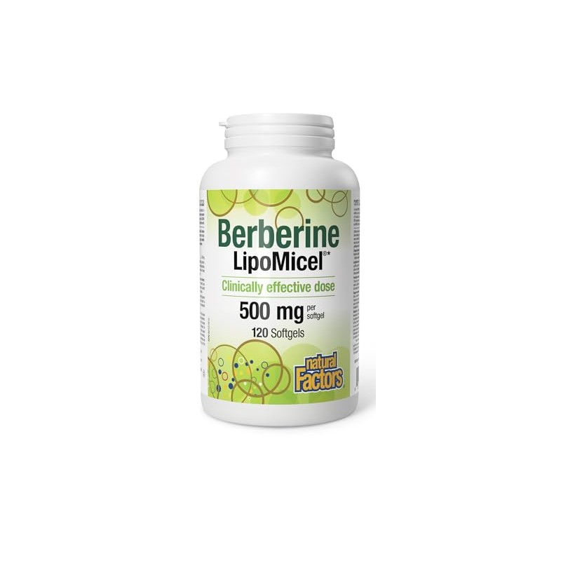 Berberine LipoMicel 500mg (120 Count (Pack of 1))