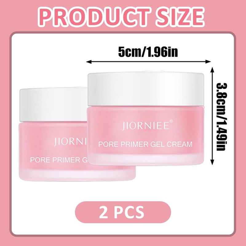 Pore Primer Gel Cream, Makeup Pore Filler, Primer und Makeup