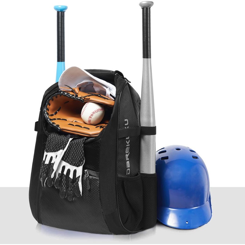 DAREKUKU Youth Baseball Backpack, Softball Bags for Boys and Adults
