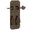 Antique Handles Plum Orchid Bamboo Chrysanthemum Chinese Retro Antique Brass