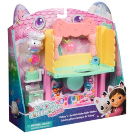 Gabby's Dollhouse: Der Film – Portal Room Kuchis Sugar Sweet Sprinkle Kitchen with Toy Figure & Accessories, for Children from 3 Years
