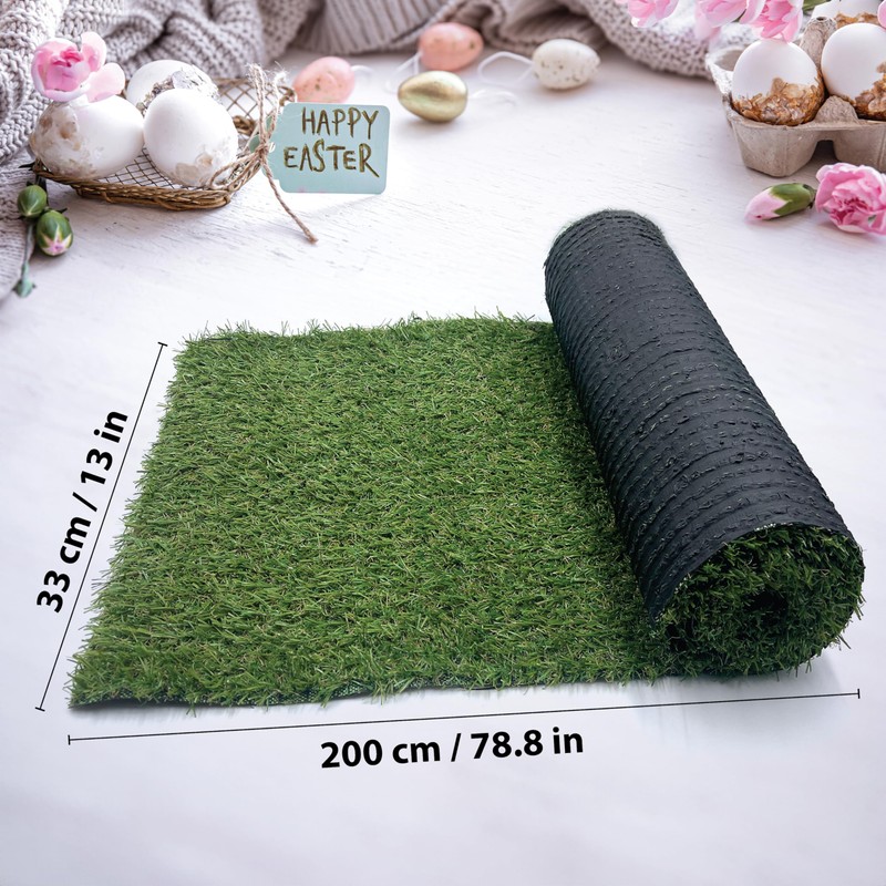WALPLUS 200 cm x 33 cm Artificial Grass Table Runner