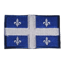 Velcro Patch Canada Flag Quebec State Flag Patch (Quebec Blue)