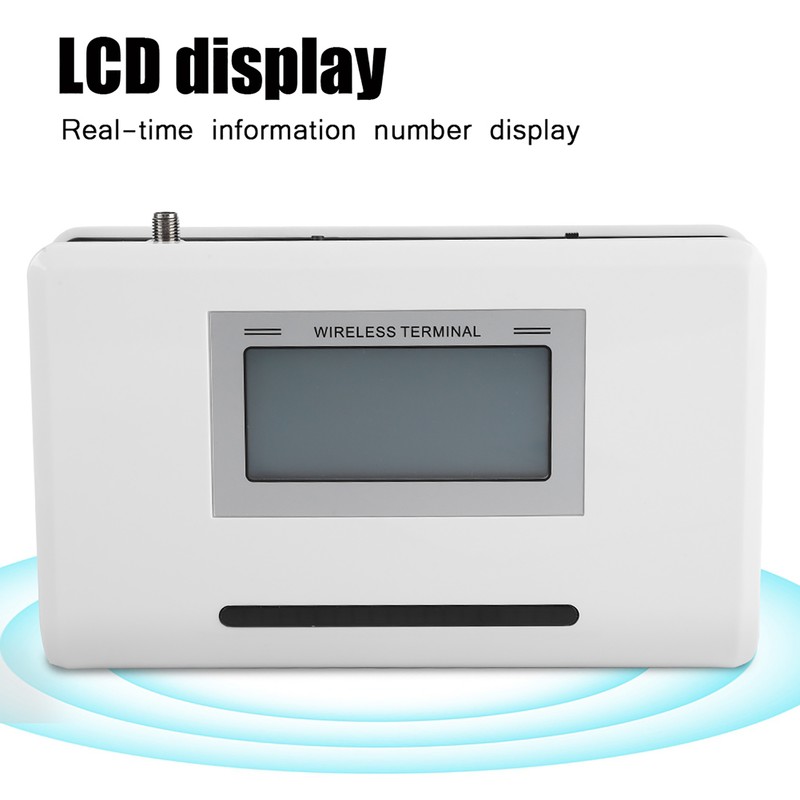 GSM Wireless Terminal Fixed Phone With LCD Connect Alarm