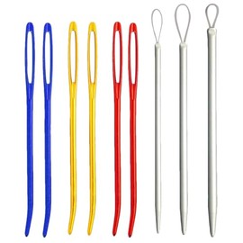 EXCEART Agujas De Tapiz De Punta Doblada Agujas De Ojo Grande Para Tejer Y Coser a Mano Juego De 9 Piezas Para Enhebrar Tarjetas Manualidades Y Uso Diario