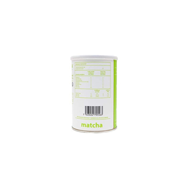 Té Matcha Orgánico Euphoria Superfoods 50 g Polvo Deshidratado Premium
