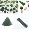100 pcs Plastic Floral Stem 9.84 inch/25 cm, Artificial Flower