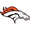 Broncos Oversized Mini Football Helmet Decals