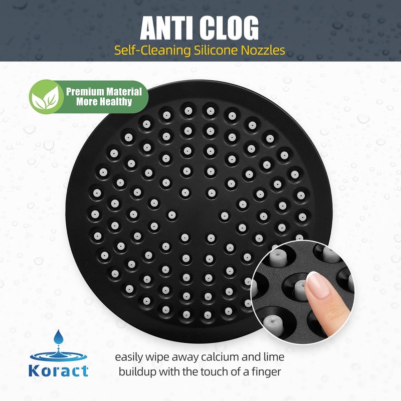Koract Shower Head High Pressure Rain Premium Quality Luxury Design