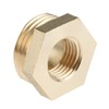 3/4 Inch BSP x 1/2 Inch BSP Brass Reducing Bush - Pack of 2