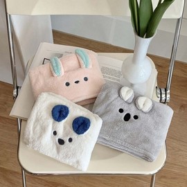 Water-soluble quick-drying towel, triple moisture absorbing towel, head towel, character towel, drying towel No.03 Koala Quick Dry Towel 2ea