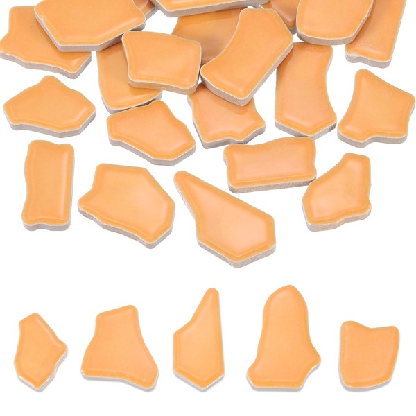 PATIKIL 500g/1.1LB Irregular Ceramics Mosaic Tiles, 0.79"-1.57" Mosaic Stained Tile