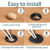 DLPRK Pack of 10 Desk Cable Grommet, Desk Cable Hole
