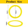 4-Pack Flush Valve Seal GP1059291 Silicone Replacement- Durable Toilet Tank