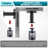 Yetaha 4 Pack Black Heavy Duty Powerful Magnetic Hooks, Versatile