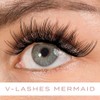 MANY BEAUTY False Eyelash Clusters "Mermaid" Pack of 42 -