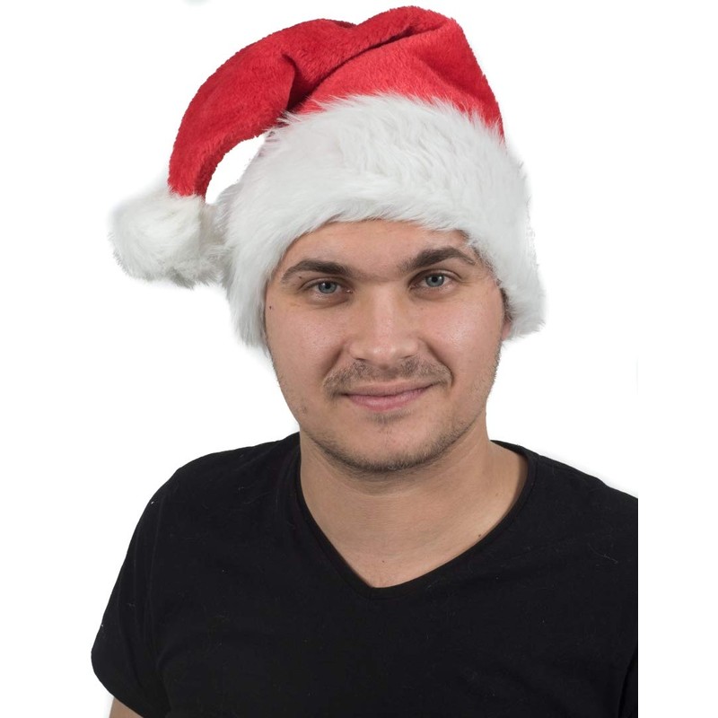 Ciffre Set of 2 Christmas Hats Santa Hat Classic Simple