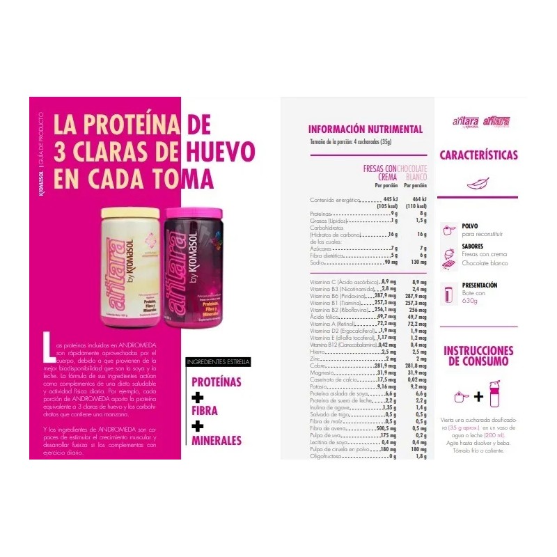 Antara Fresas Con Crema Rendimiento Muscular By Kromasol