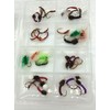 Fly Fishing SUMMER BUZZER SET for trout, 40 Flies in