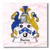 Carpe Diem Designs Burns Family Crest/Coat of Arms Ceramic Tile
