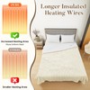 Electric Blanket Heated 84 * 90, Heated Blanket Soft Flannel