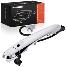 A-premium - Manija de Puerta Exterior Delantera Derecha del Lado del Pasajero Compatible con Nissan Versa 2012 Sedan, Versa 2013-2019, Juke 2011-2017, Cube 2009-2014, Versa Note 2014-2019, Con Entrada