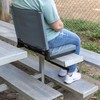Home-Complete Bleacher Seat - Stadium Seat Cushion with Pocket and