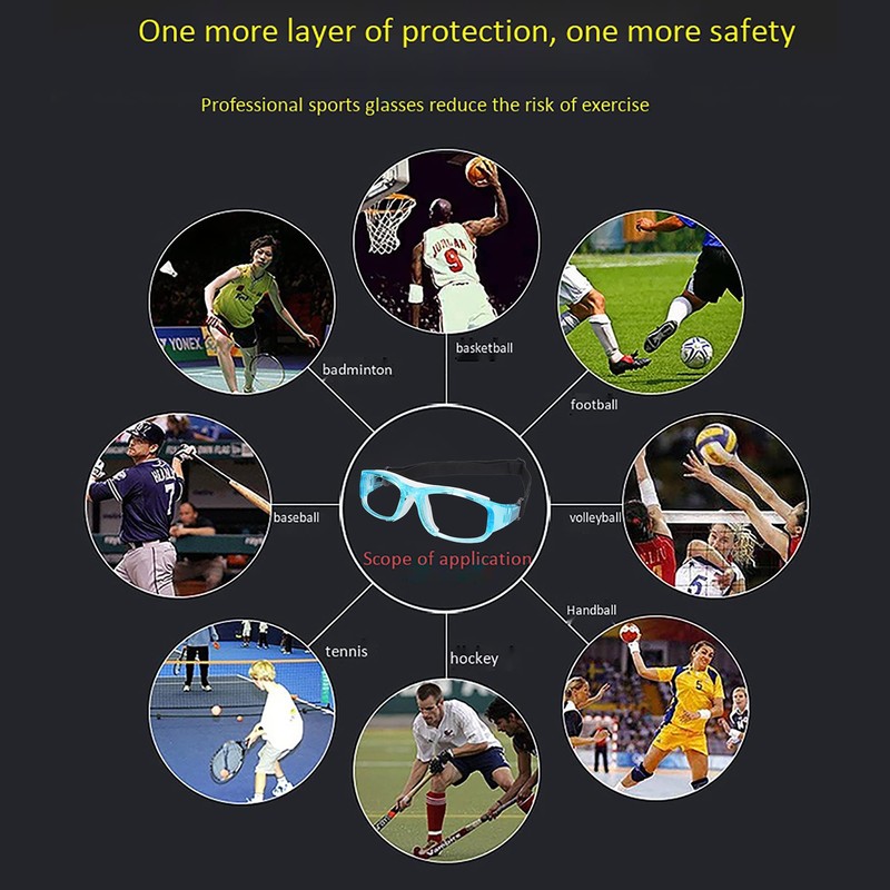 SooGree Sport Goggles Glasses Squash & Racquetball Goggles Basketball Glasses