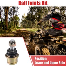 A ABSOPRO M12 x 1.25 Left Thread Right Ball Joint Set Suitable for Yamaha - 1 Set