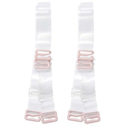 YARBAR Clear Bra Straps Adjustable, Invisible Non-Slip Bra Straps for Strapless Bra